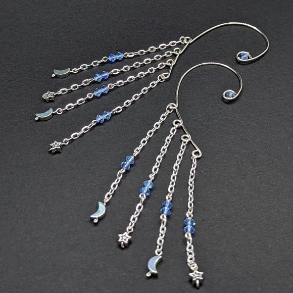 Handcrafted Faerie Ear Cuffs - Picture 3 of 5